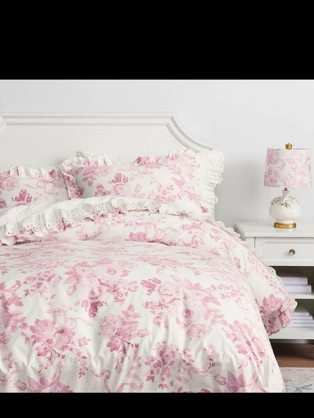 Pottery Barn Floral Duvet - Twin XL